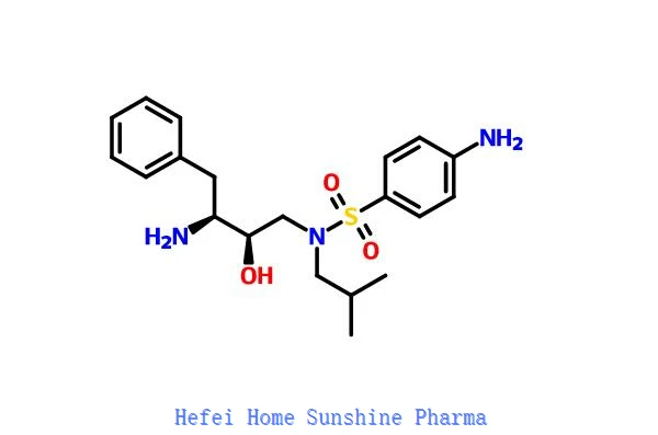 بنزن سولفونامید ، 4-آمینو N - [({{3}} R ، 3 S) - 3 - amino - {{3}} - هیدروکسی -4 -phenylbutyl] -N - ({{3}} - methylpropyl) - CAS 169 {{3} -5 80-56 - {{3}