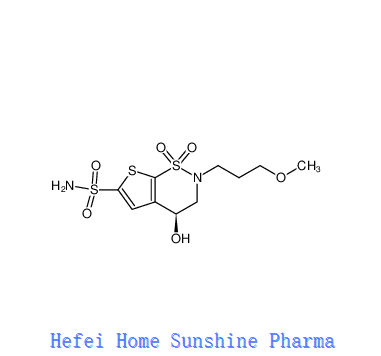 (S) - 7 {{4 ، 4-Dihydro-4-hydroxy-2 - ({{7} - methoxypropyl) -2H-thieno [3 ، 2-e] -1،2-tiazine -6-سولفونامید {12}}} ، 1-دی اکسید CAS {12 54127-42-1