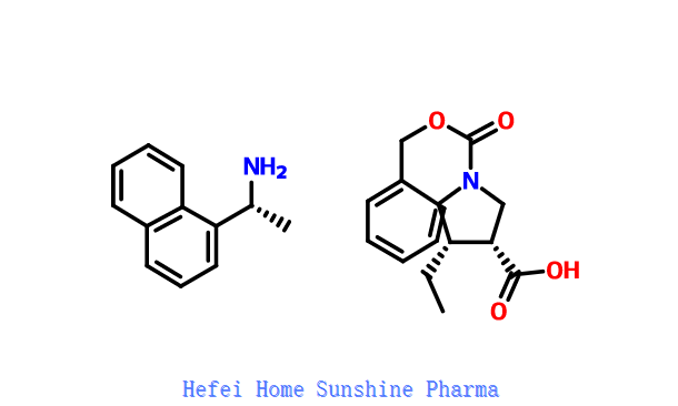 (3R,4S)-1-[(بنزیلوکسی)کربونیل]-4-اتیل پیرولیدین-3-کربوکسیلیک اسید CAS 1428243-25-7